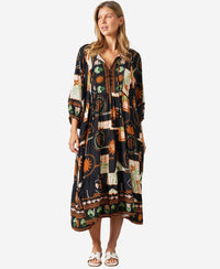 Eliana Dress Rust
