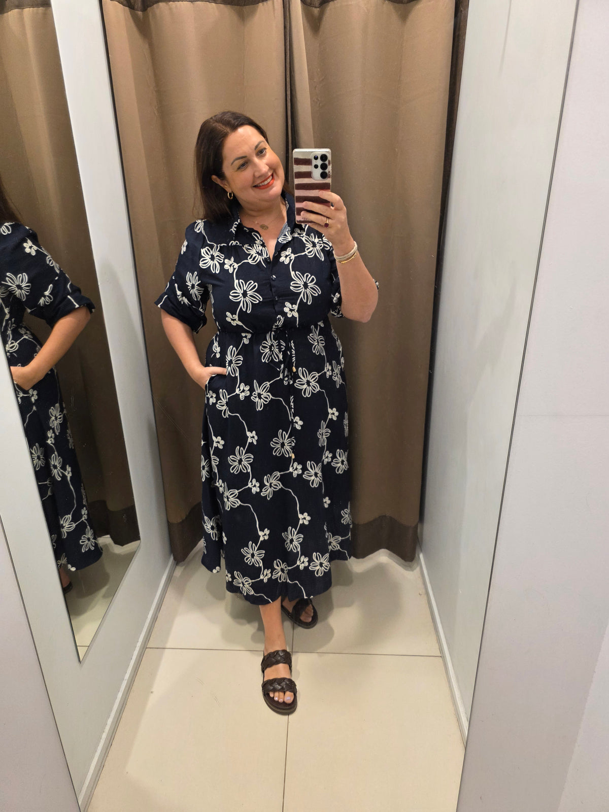 Kaitlyn Dress Midnight Blue