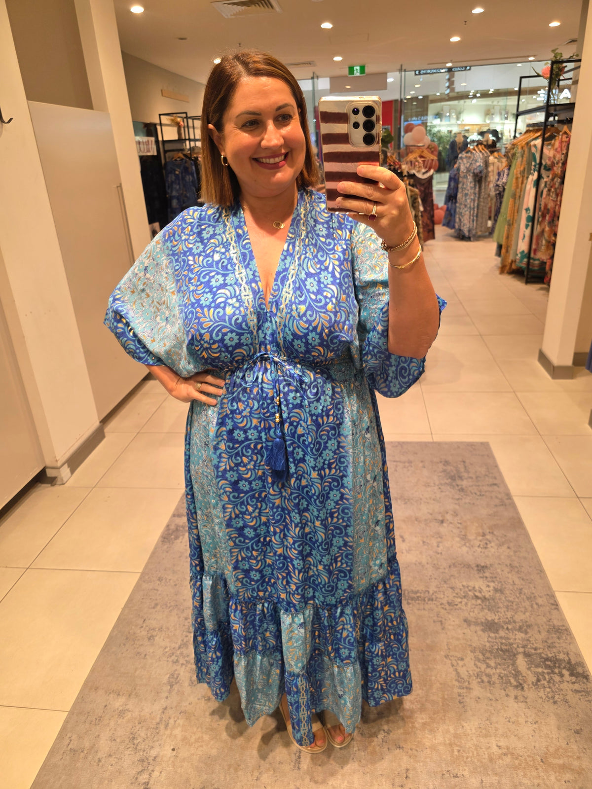 Helene Dress Cobalt