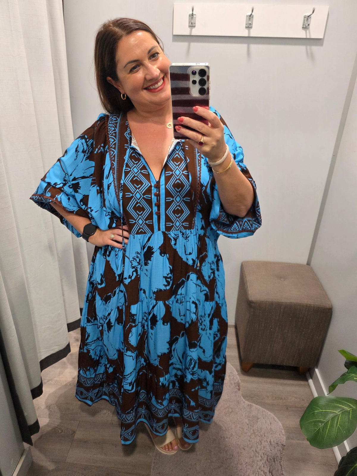 Eliana Dress Chocolate