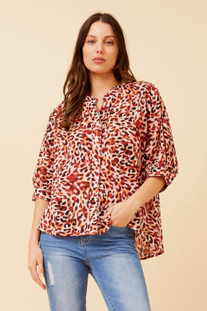 Kimberley Blouse Leopard