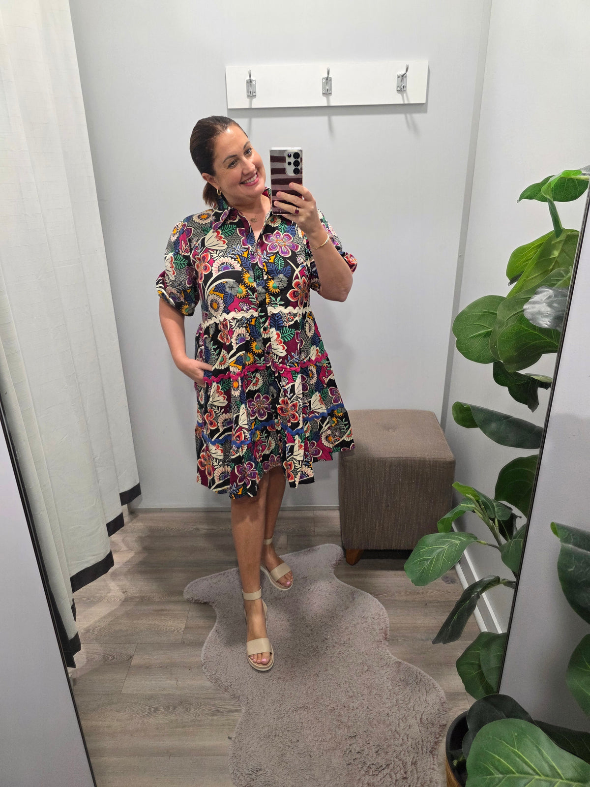 Marcie Dress Black Floral