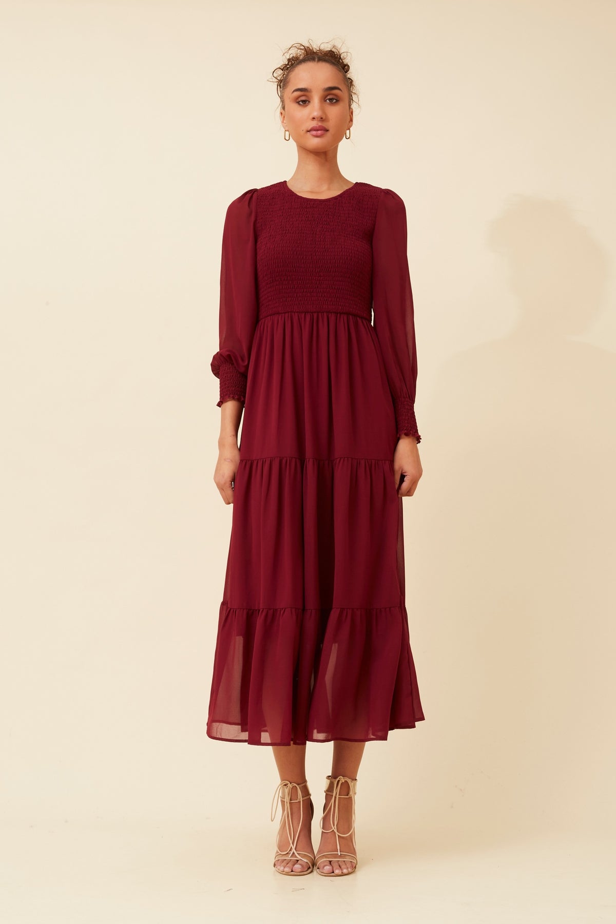 Nyx Dress Burgundy