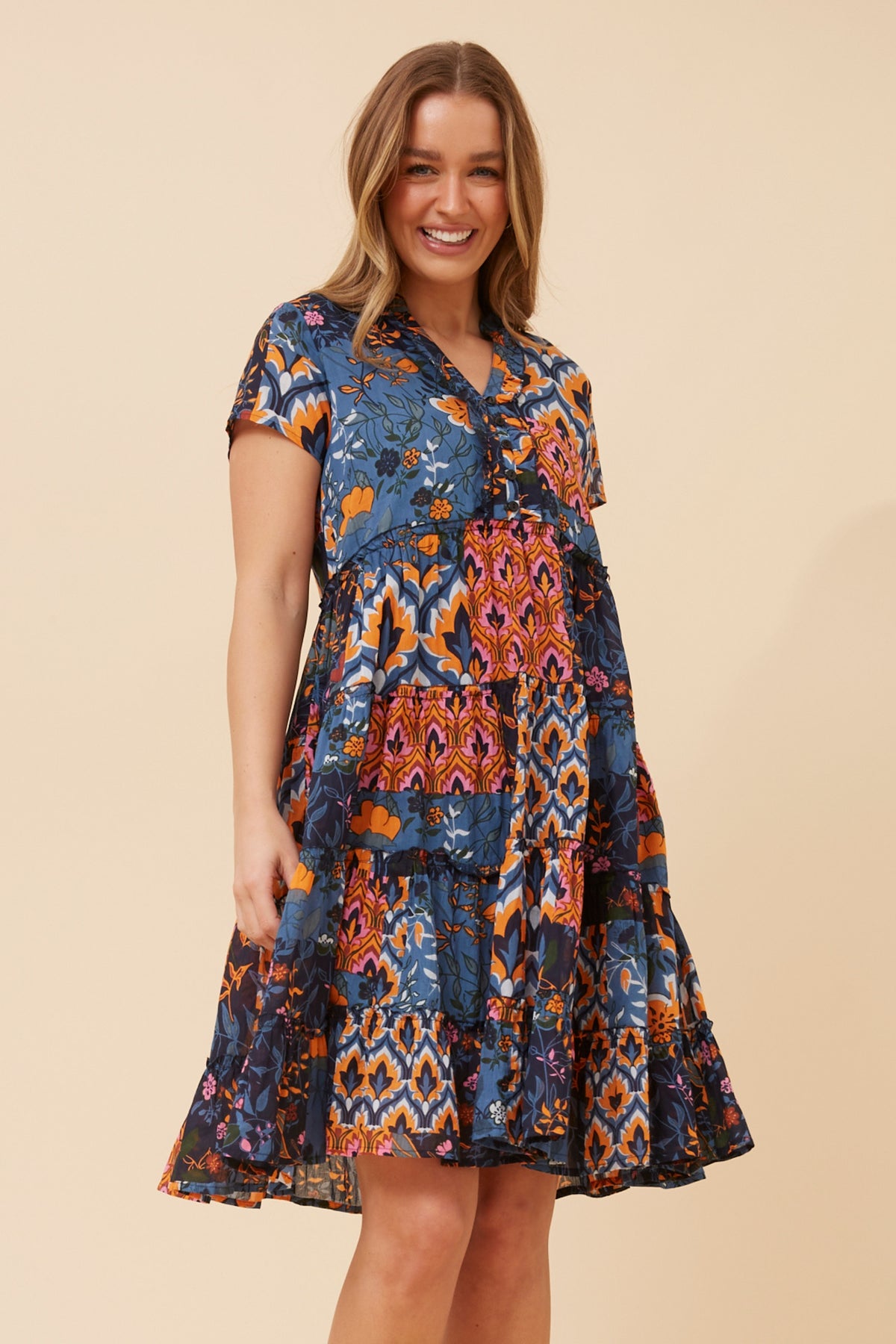 Annabeth Dress Midnight Blue