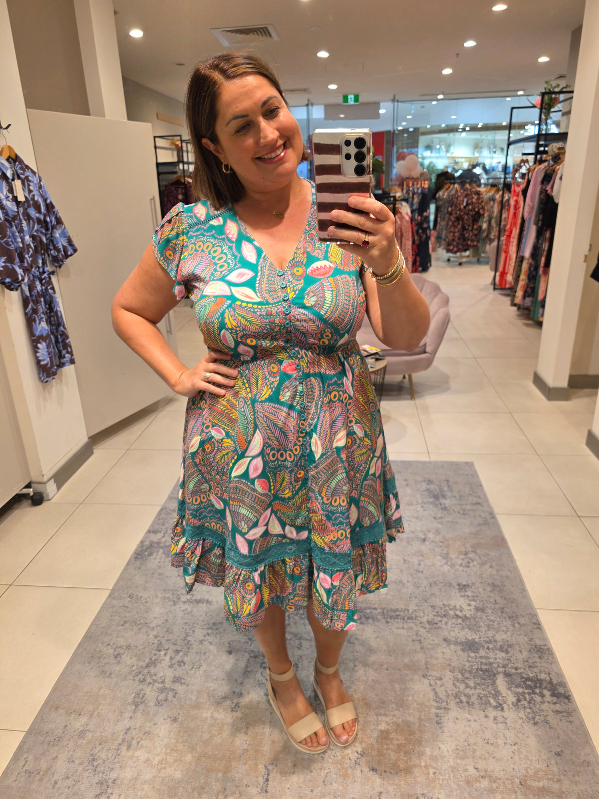 Genie Dress Green
