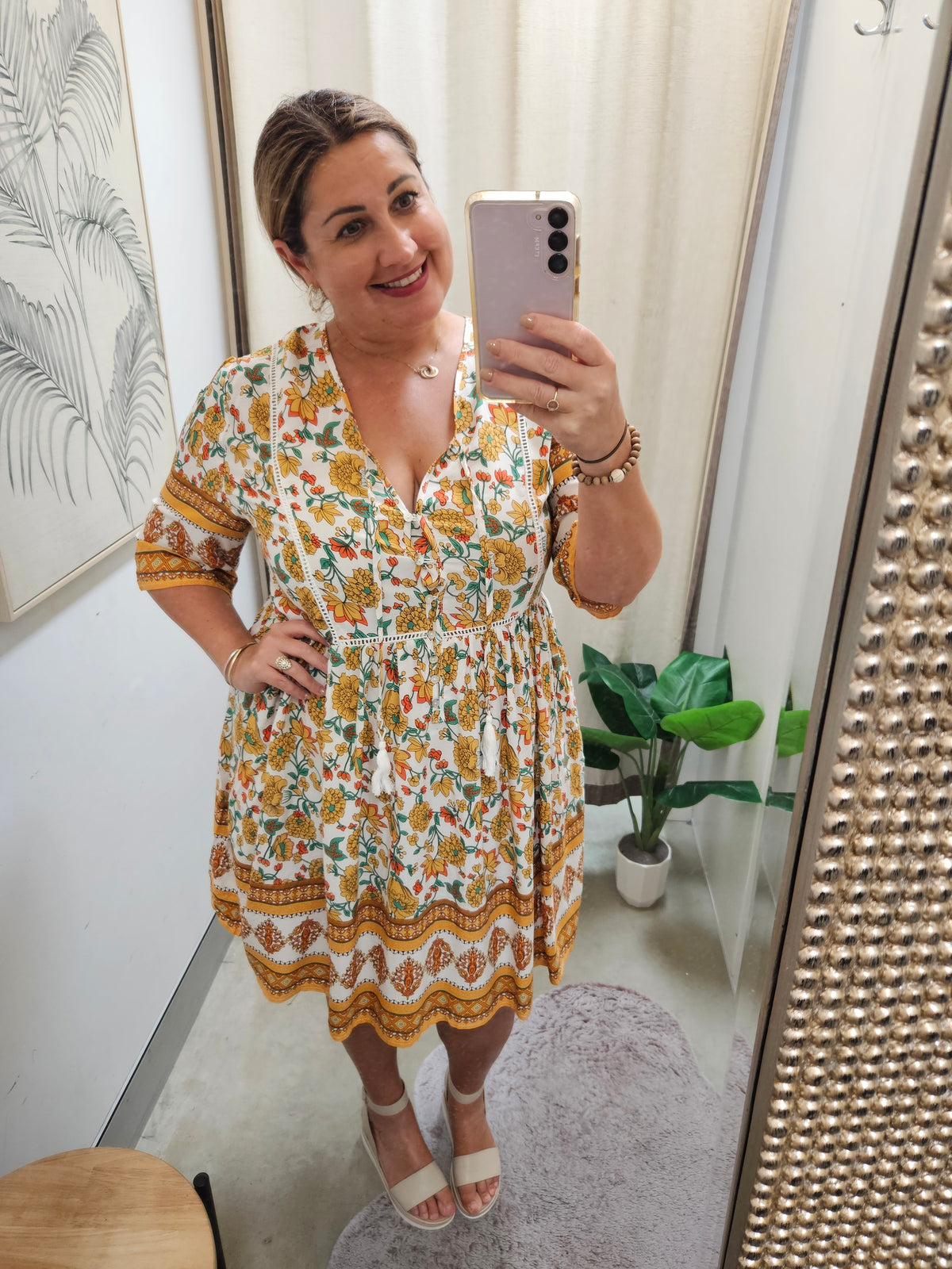 Lilah Dress Yellow