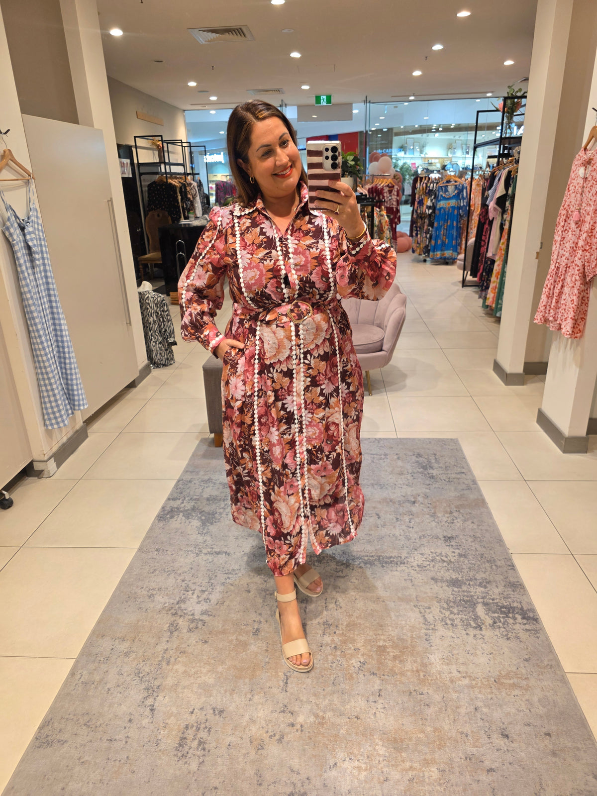 Astara Dress Burgundy