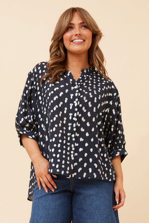 Maureen Blouse Navy