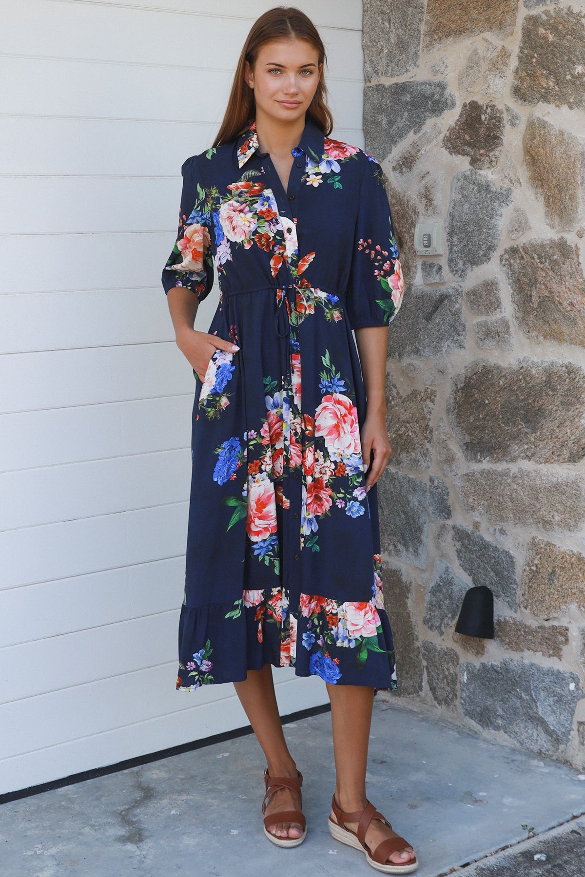 Tilley Dress Navy