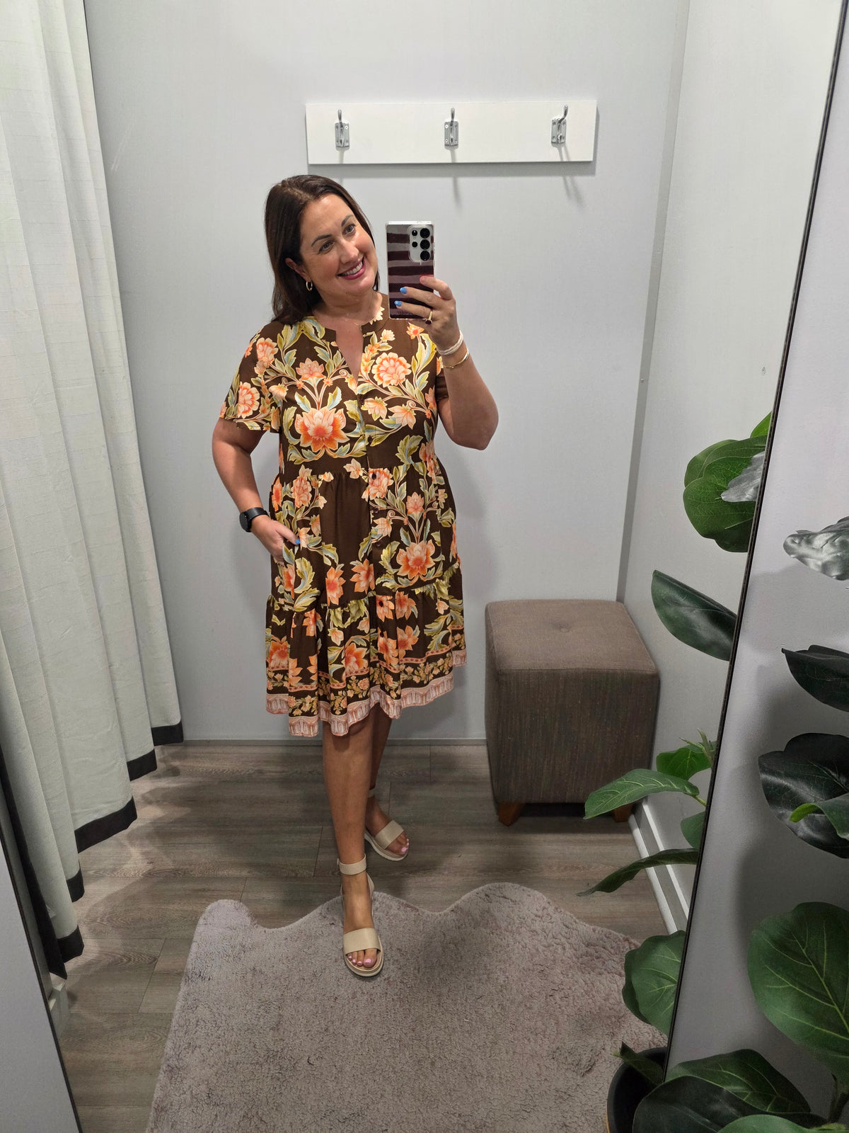 Arden Dress Chocolate