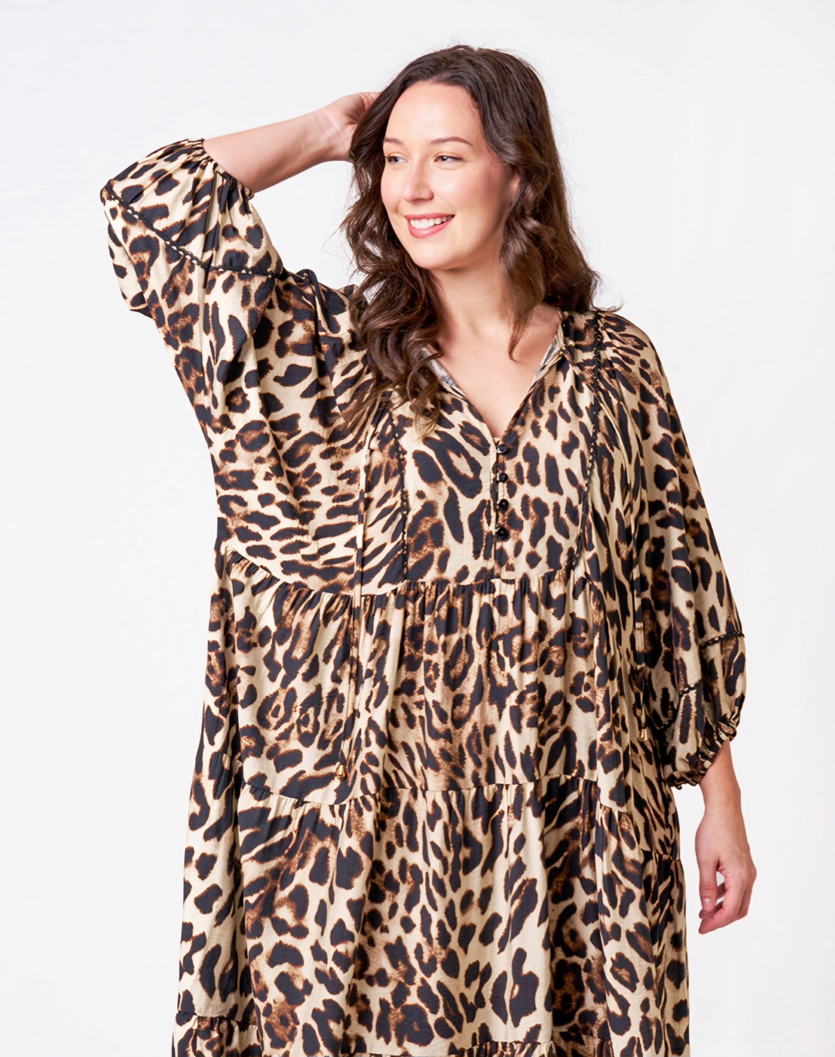 Eliana Dress Leopard Print