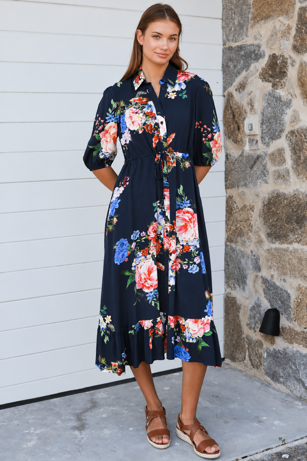 Tilley Dress Navy