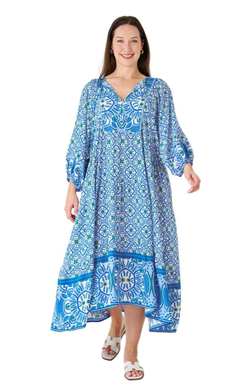 Eliana Dress Persian Blue