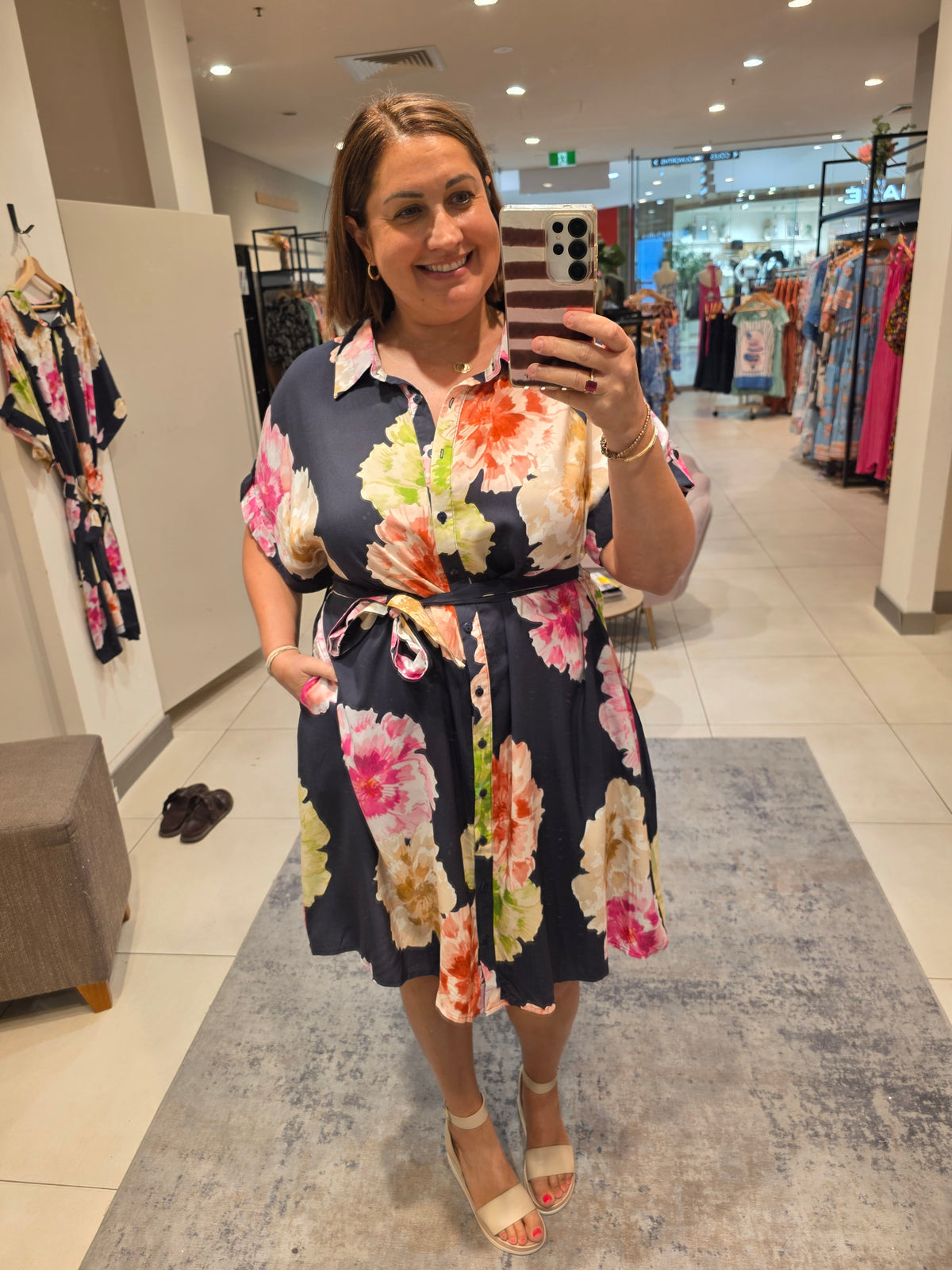 Cherie Dress Navy