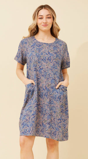 Mara Dress Blue