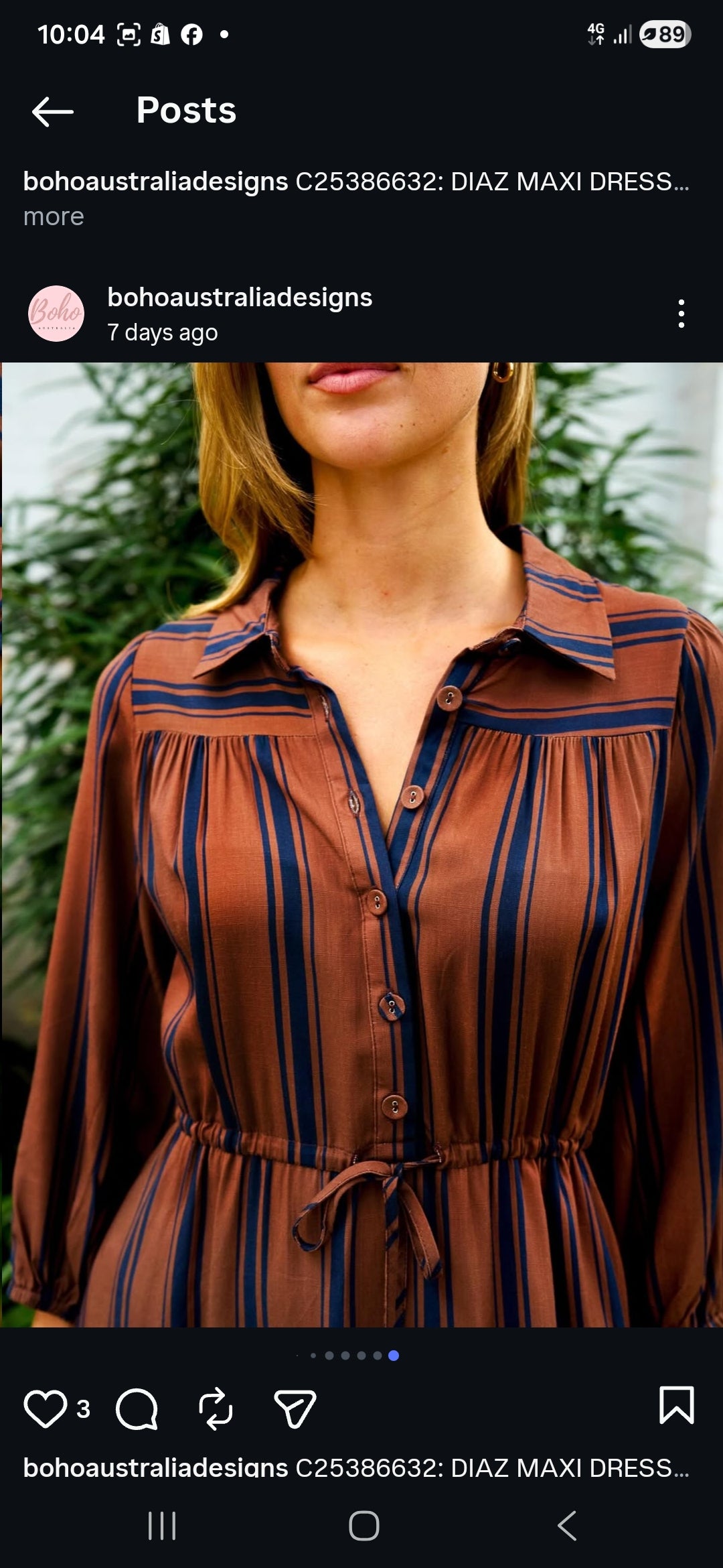 Kaitlyn Dress Chocolate