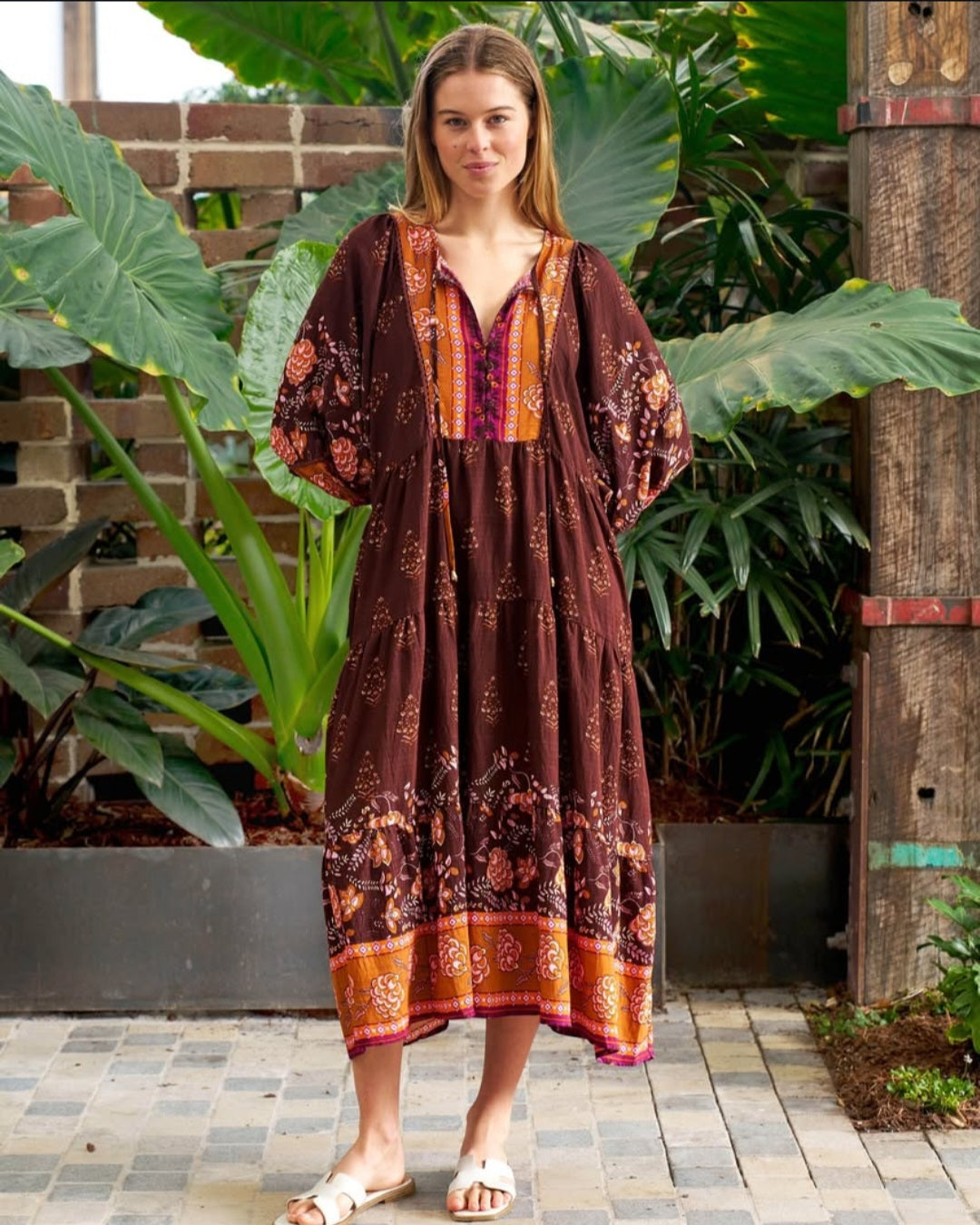 Eliana Dress Mahogany