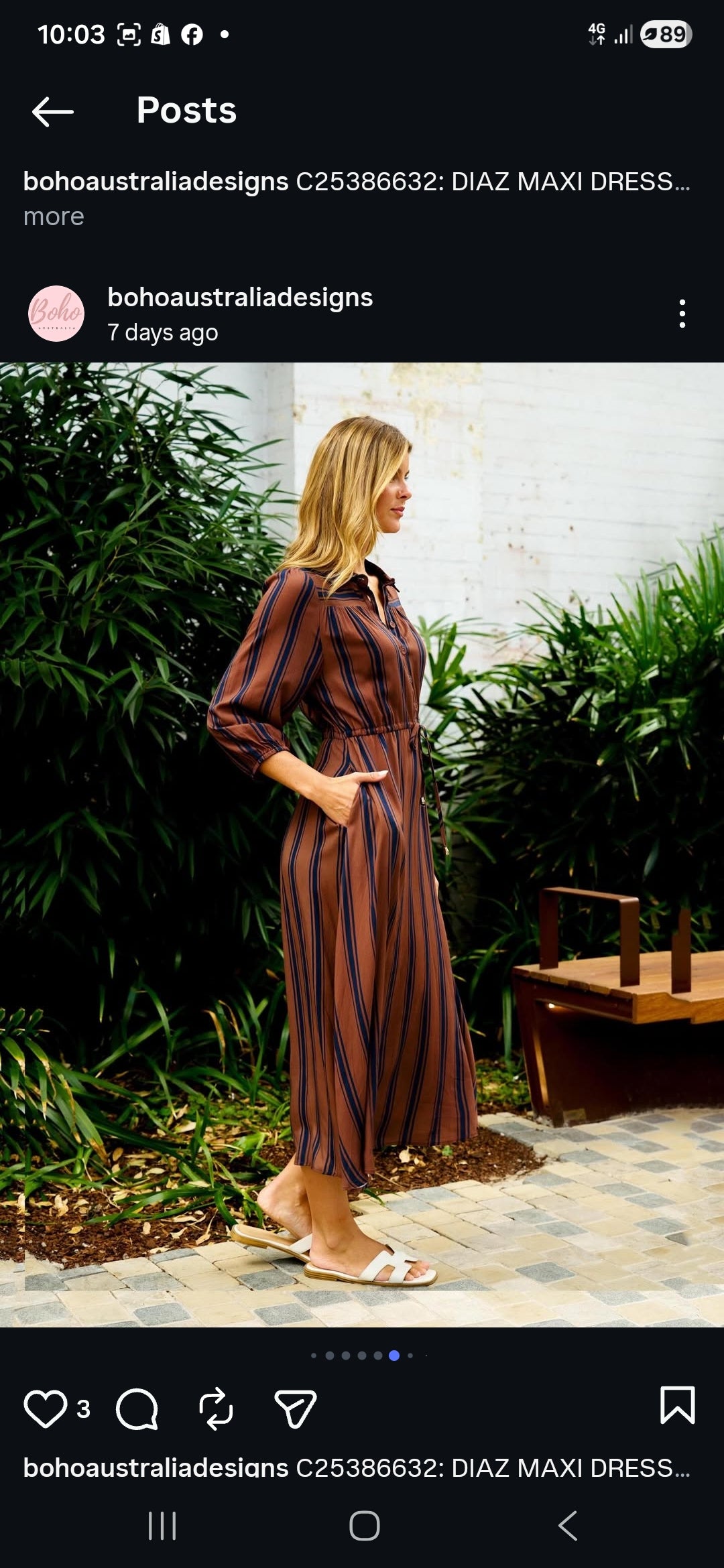 Kaitlyn Dress Chocolate