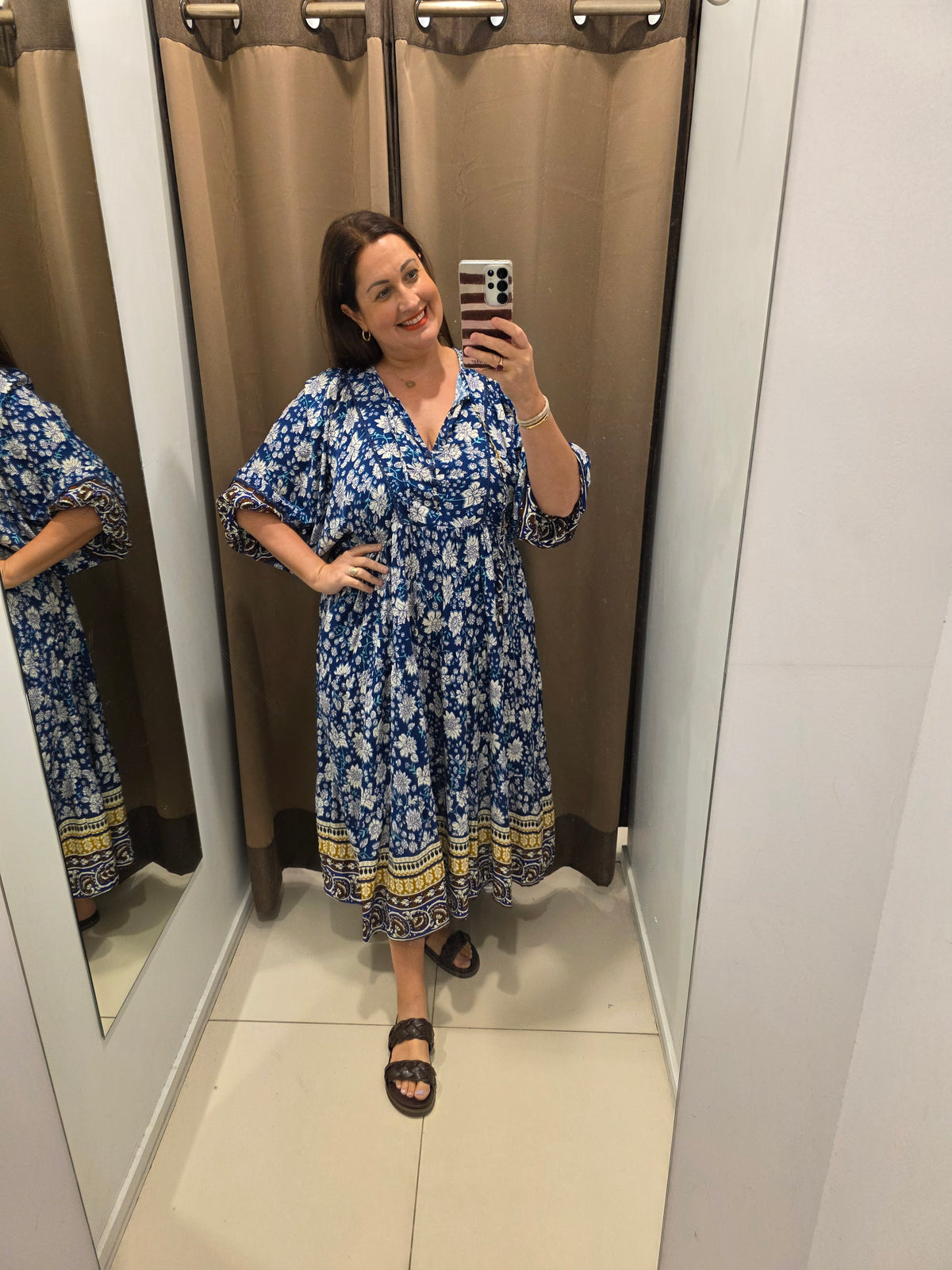 Eliana Dress Royal Blue