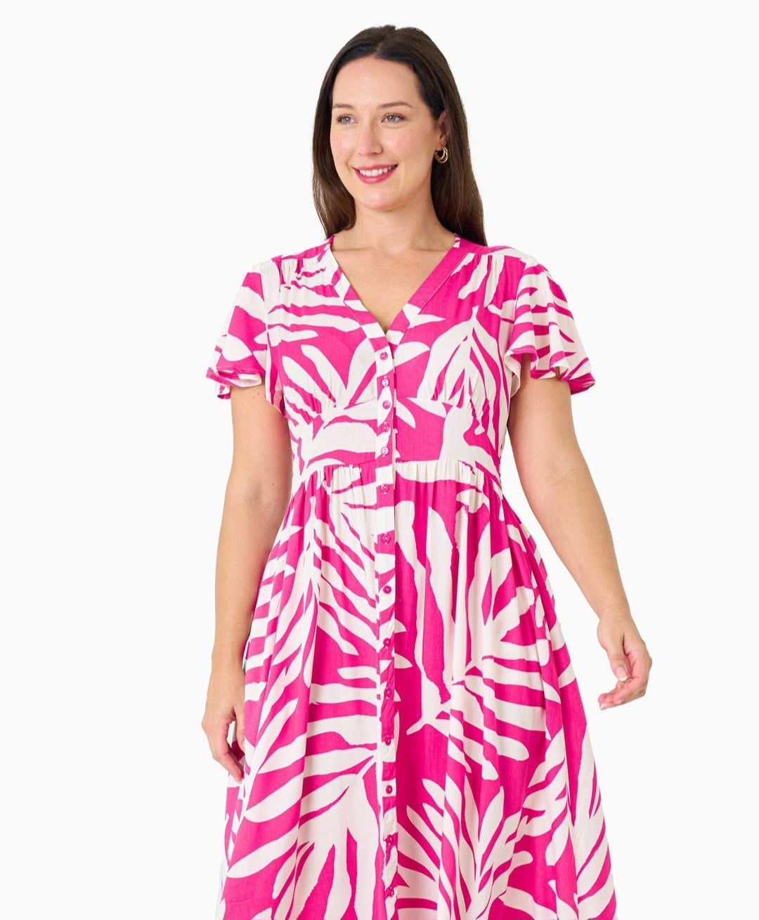 Elma Dress Fuchsia