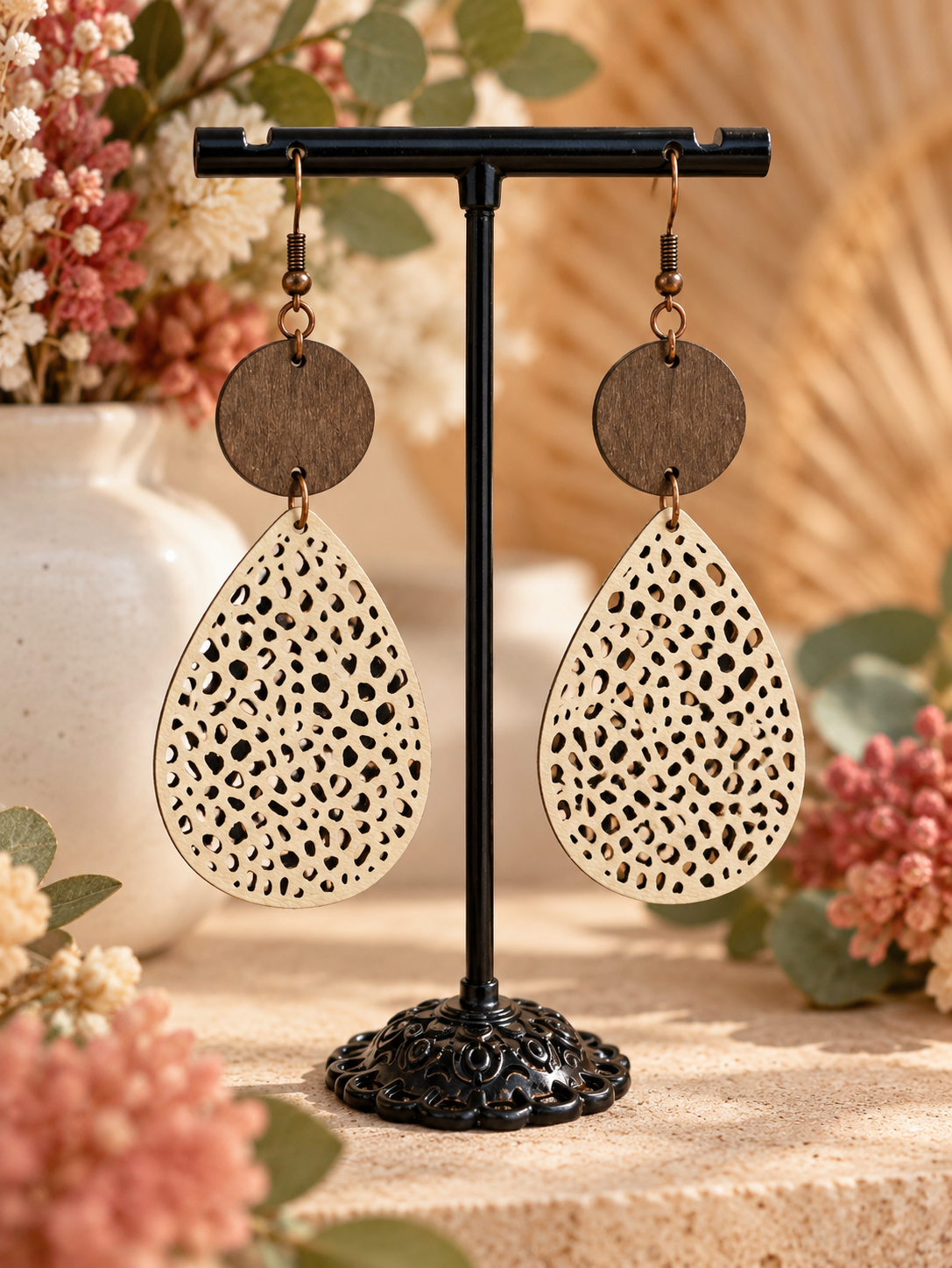 Nikita Earrings Cream