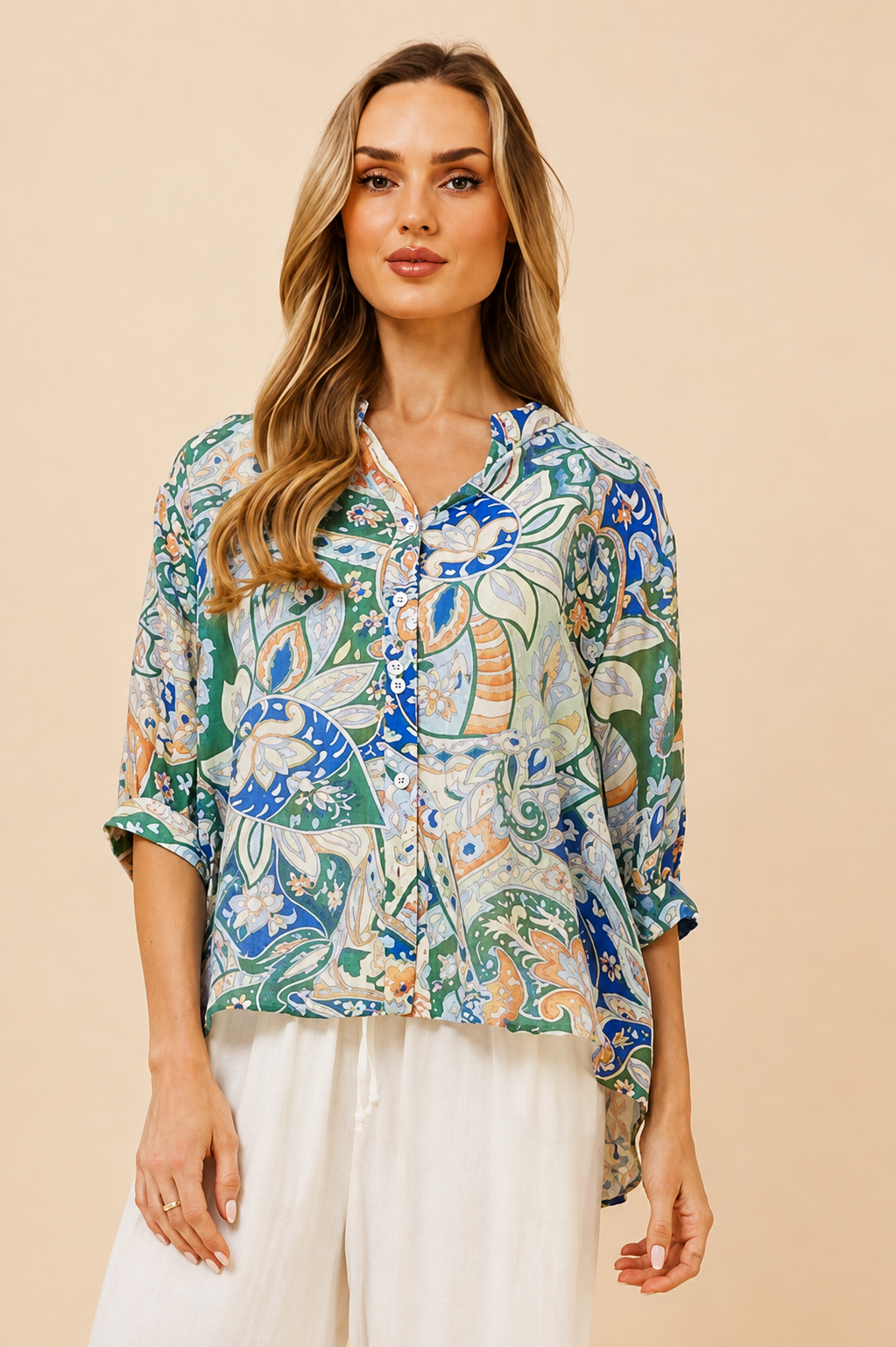 Maureen Blouse Green