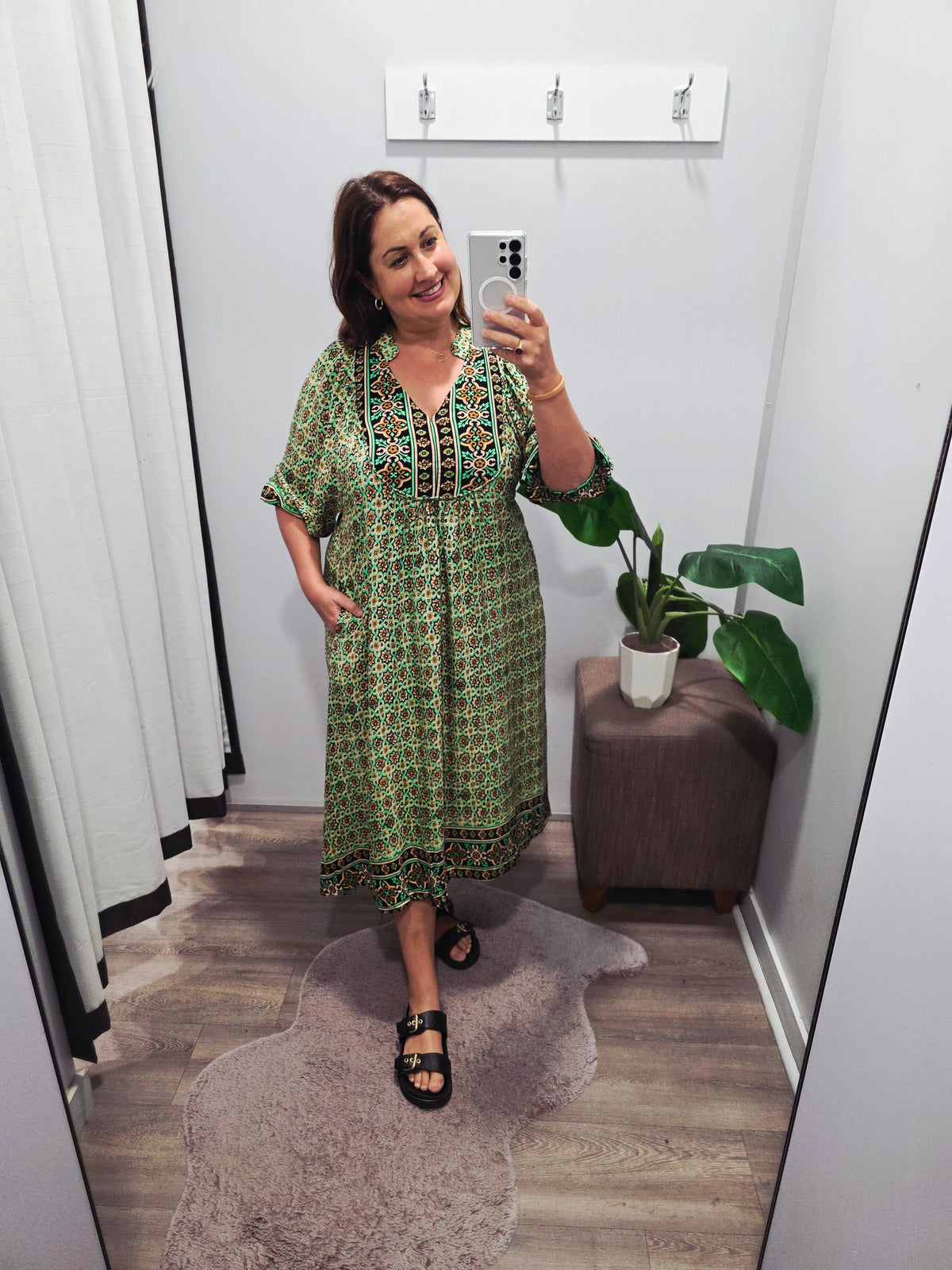 Neisha Dress Lime Green