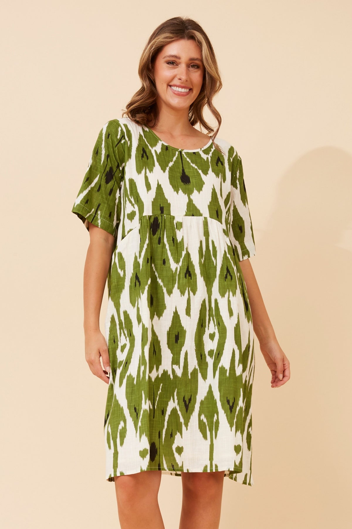 Kyle Dress Dark Green