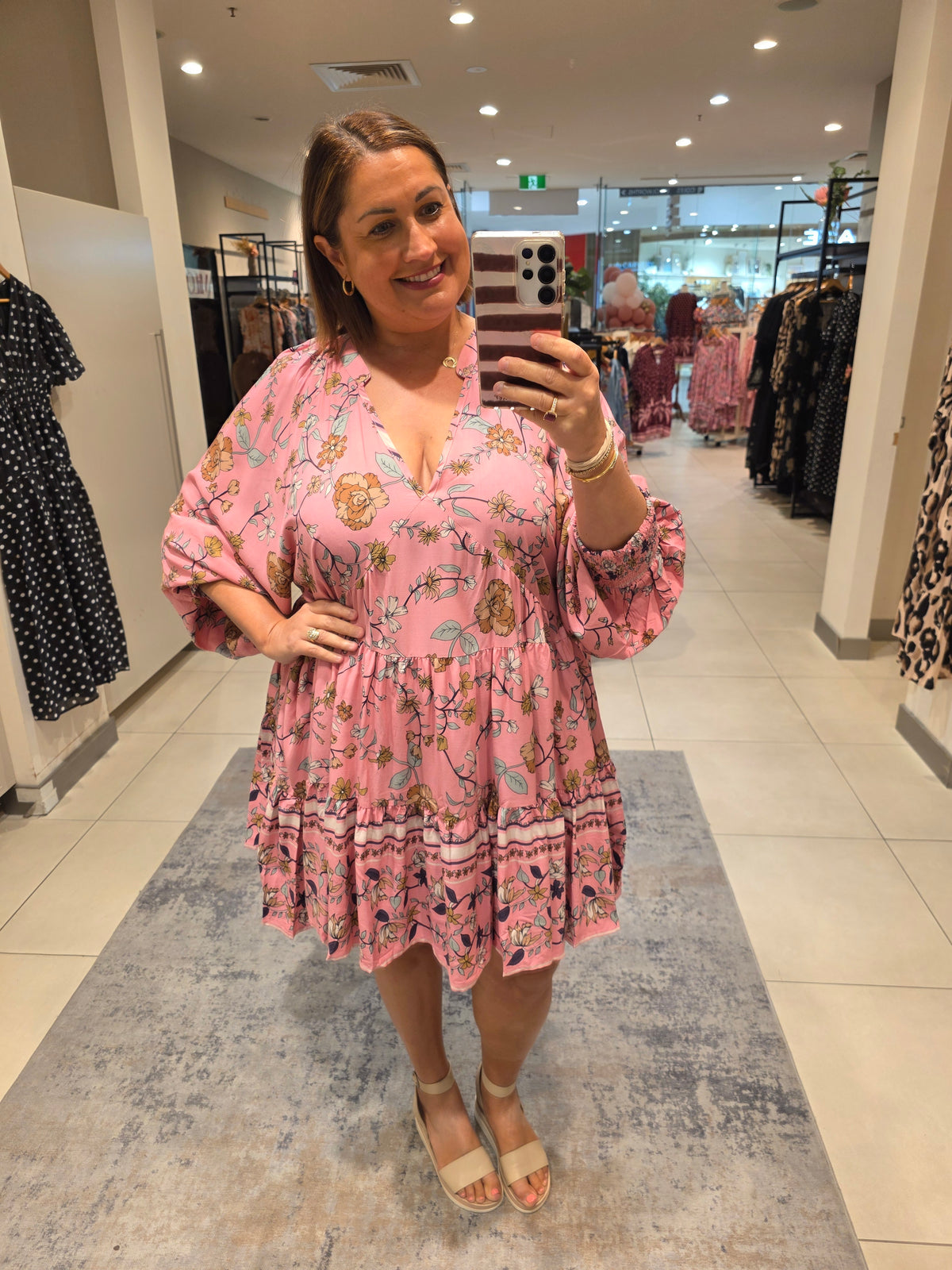 Elara Print Soul Mini Dress