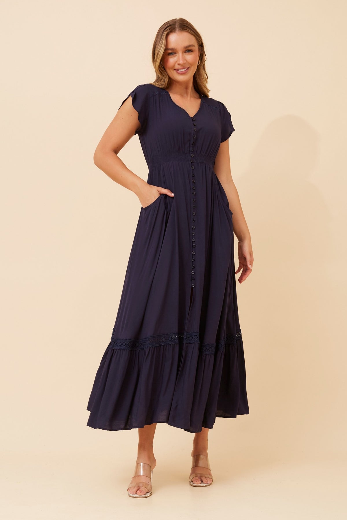 Agnes Dress Navy