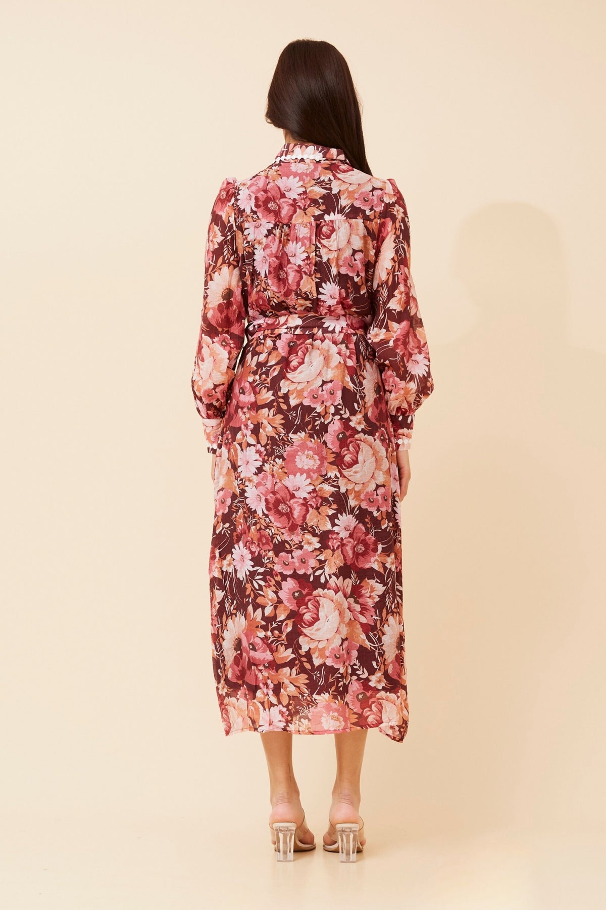 Astara Dress Burgundy
