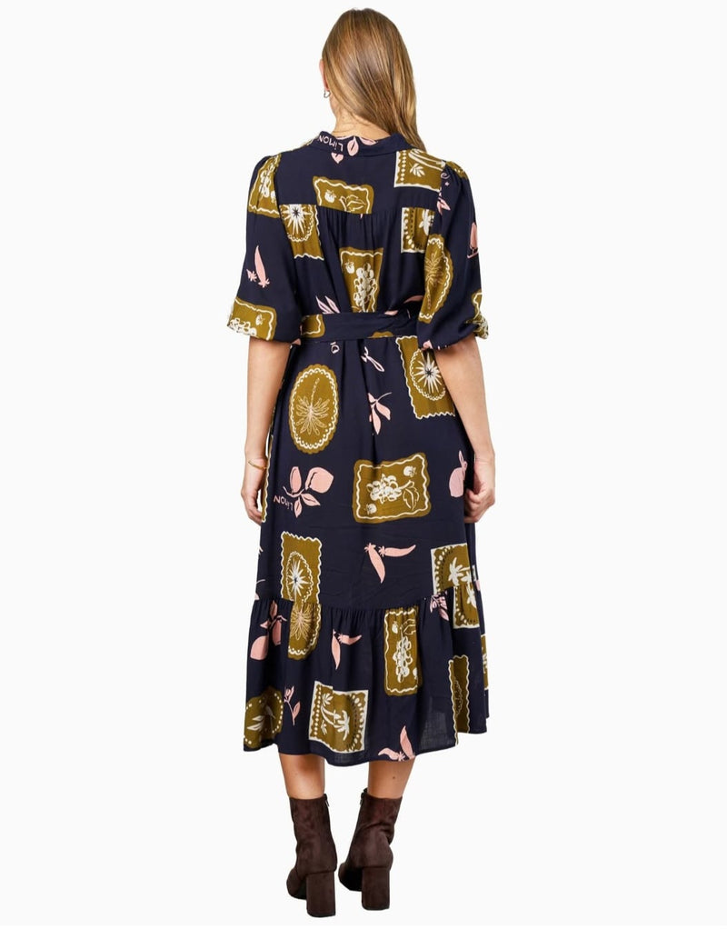Avija Dress Navy