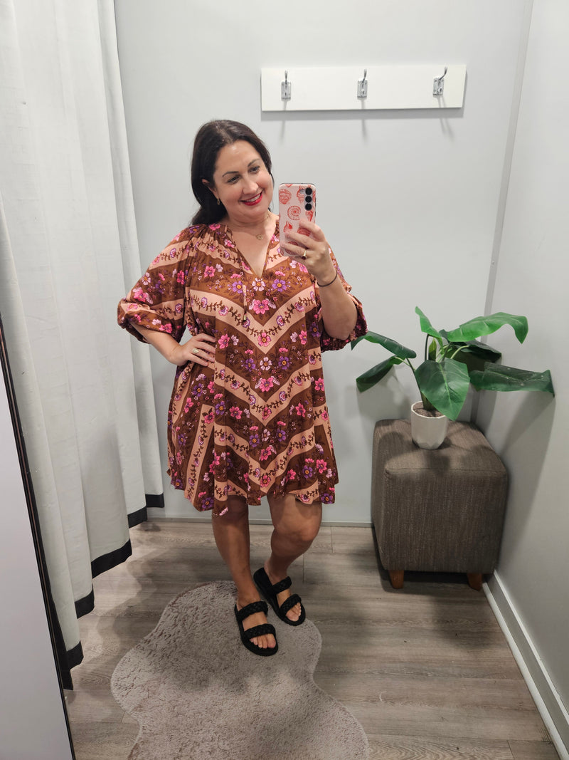 Savanna Print London Cove Mini Dress