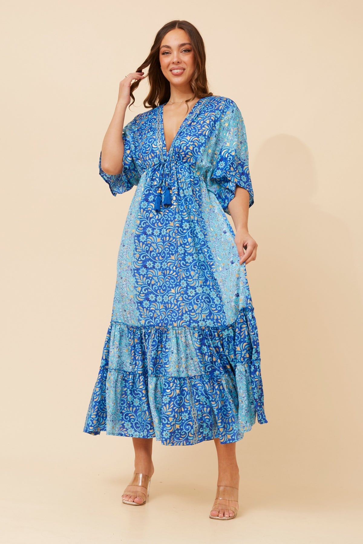 Helene Dress Turquoise