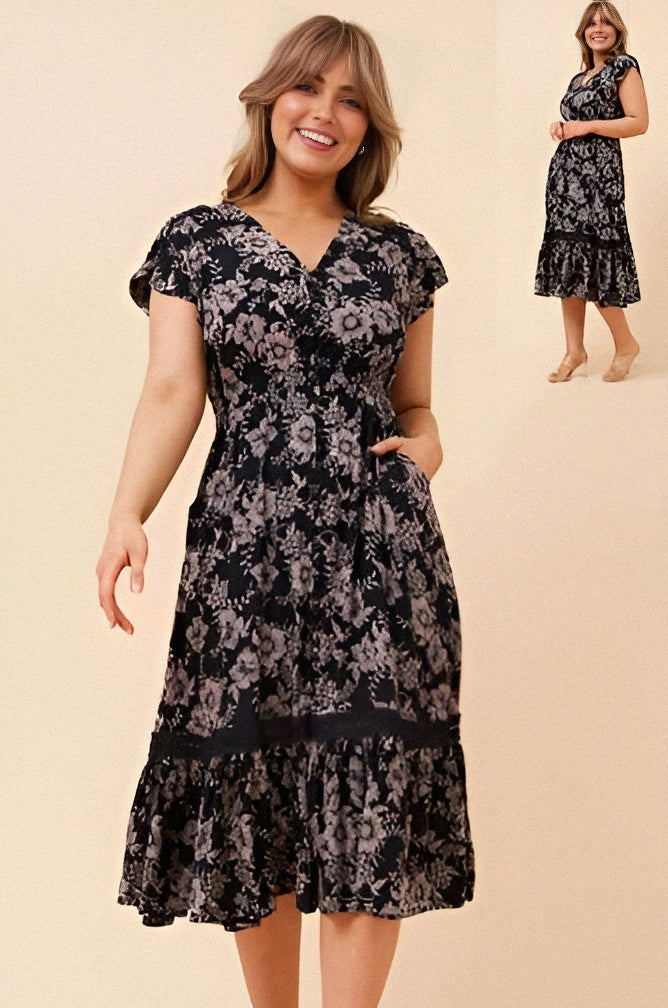Aggie Dress Navy