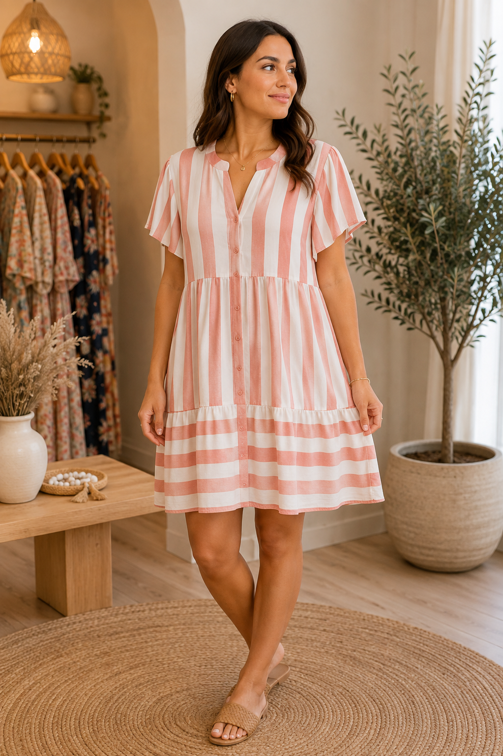 Arden Dress Pink
