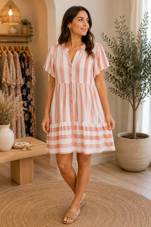 Arden Dress Pink