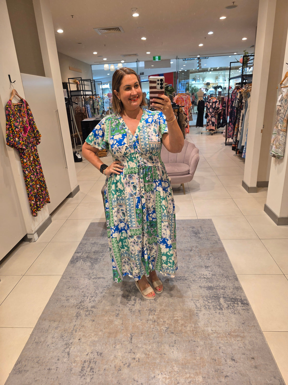 Elma Dress Green