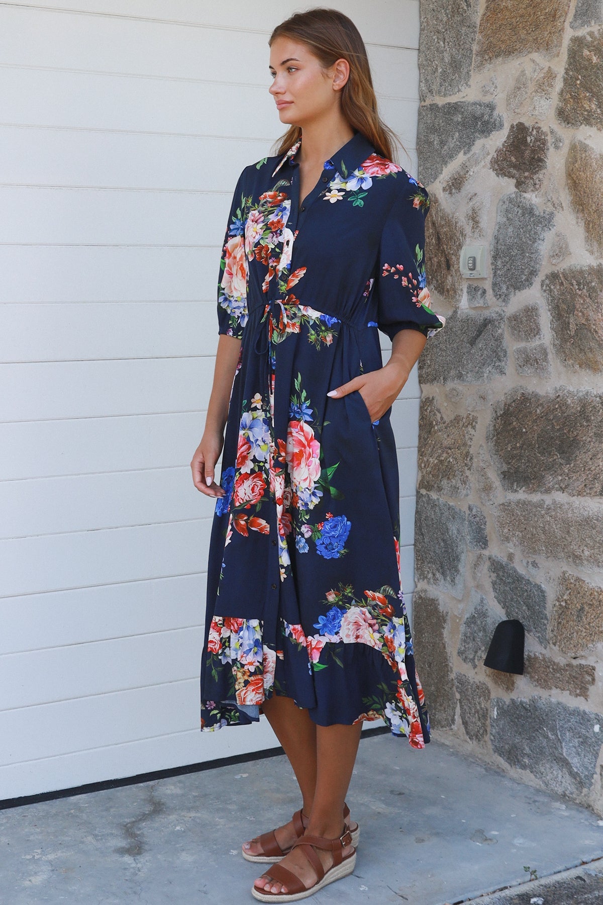 Tilley Dress Navy