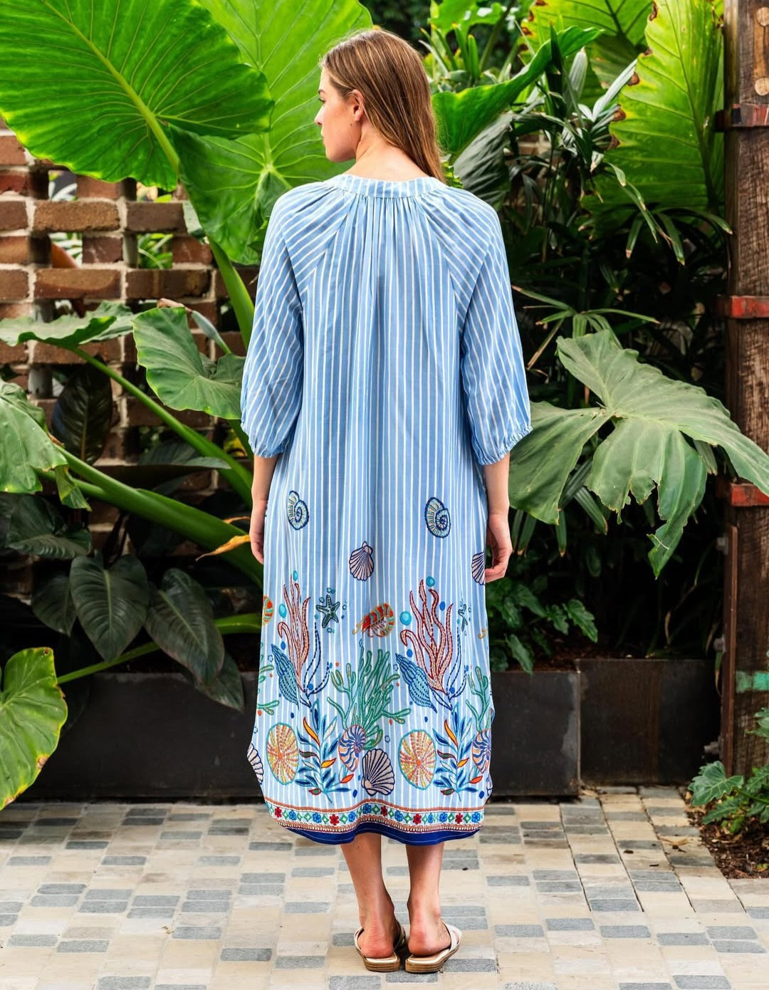 Shelley Midi Dress Sea