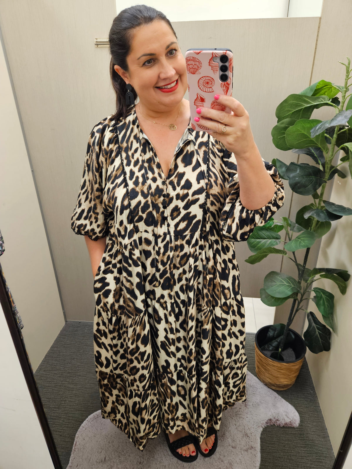 Eliana Dress Leopard Print