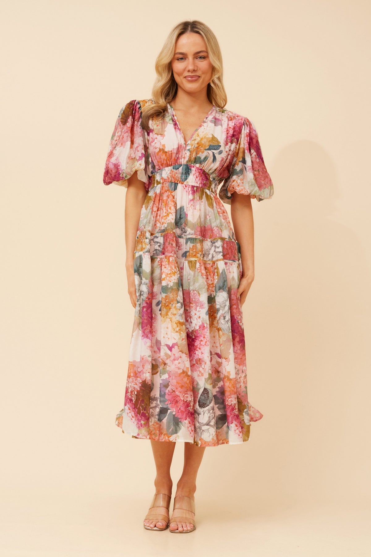 Briana Dress Pink Floral