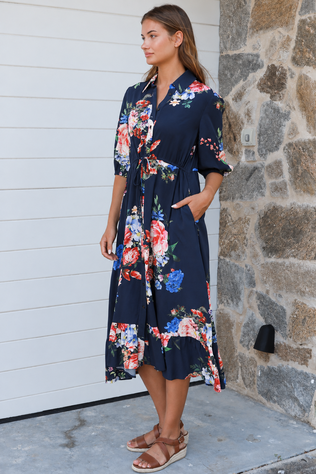 Tilley Dress Navy