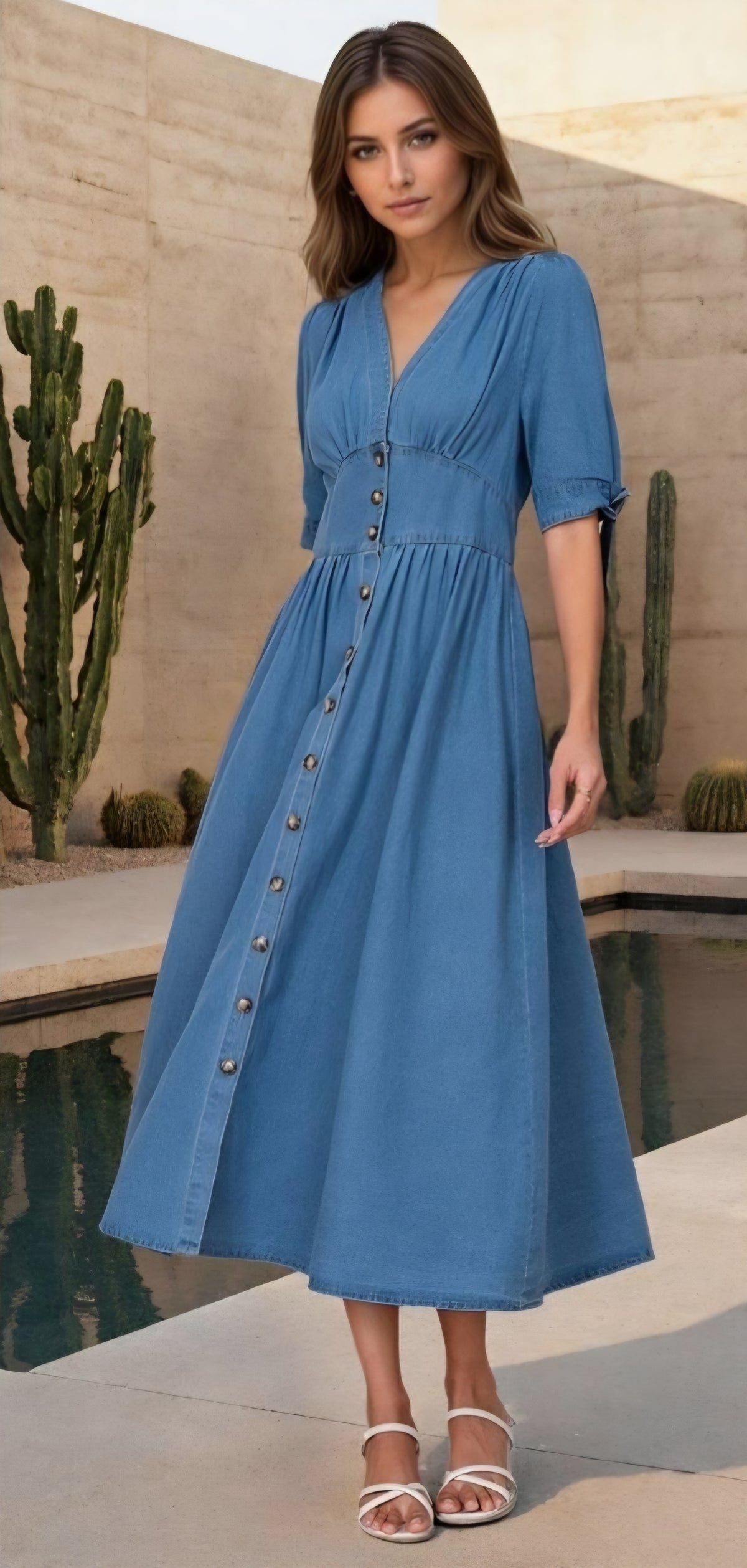 Alexis Dress Blue