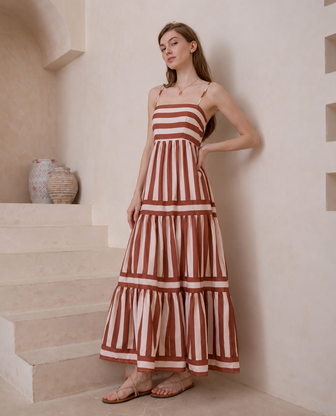 Denny Dress Chocolate