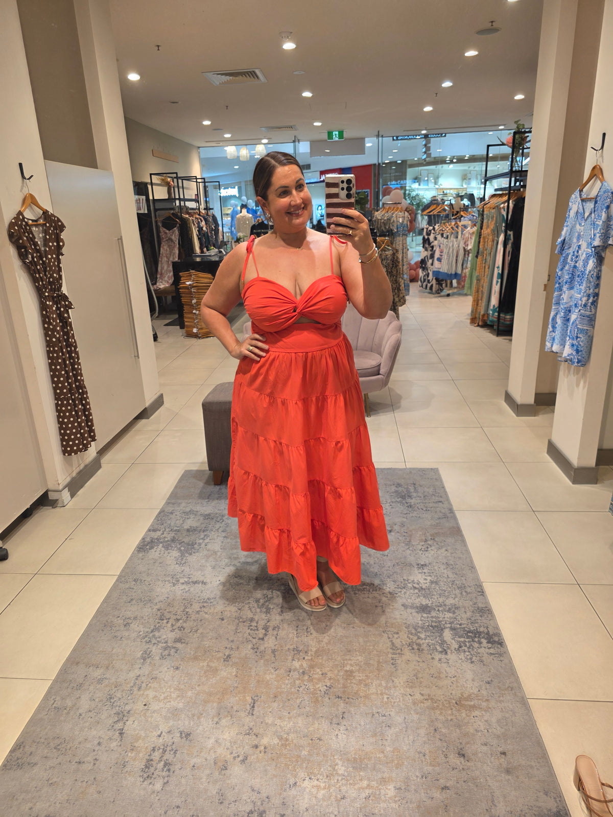 Elizabeth Dress Red