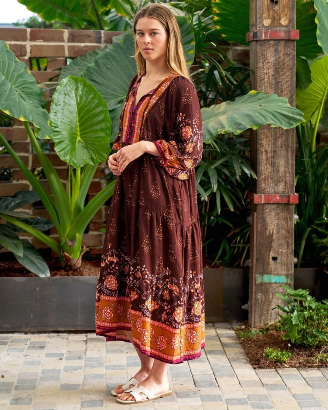 Eliana Dress Mahogany