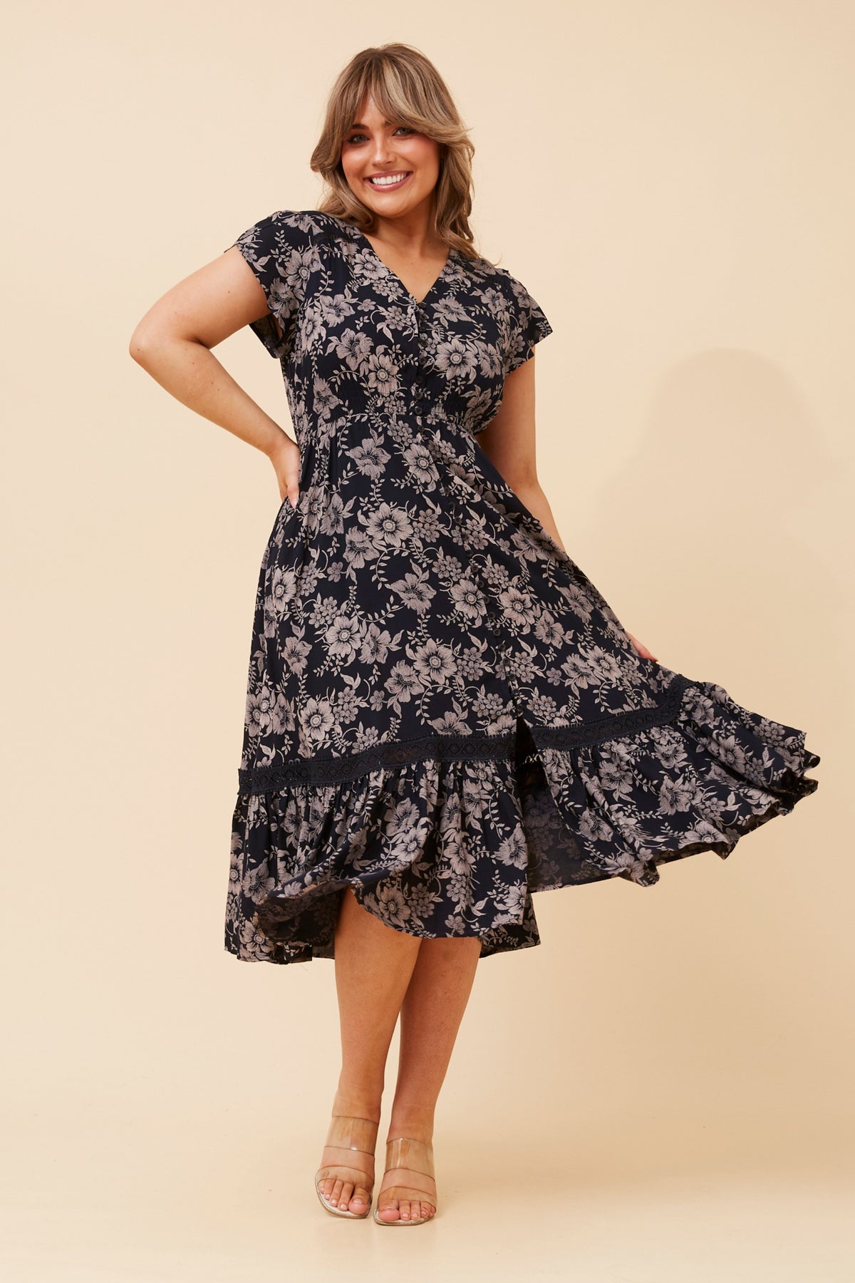 Aggie Dress Navy