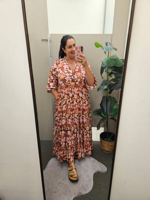 Pixie Print Tillie Maxi Dress