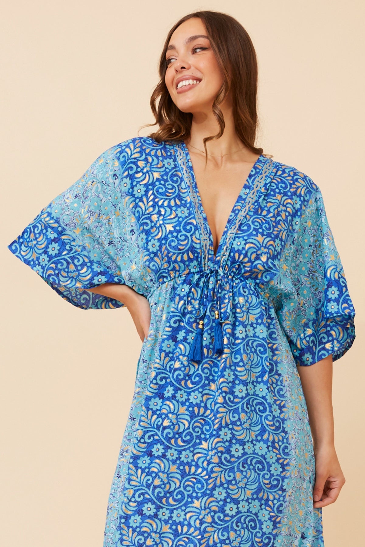Helene Dress Turquoise